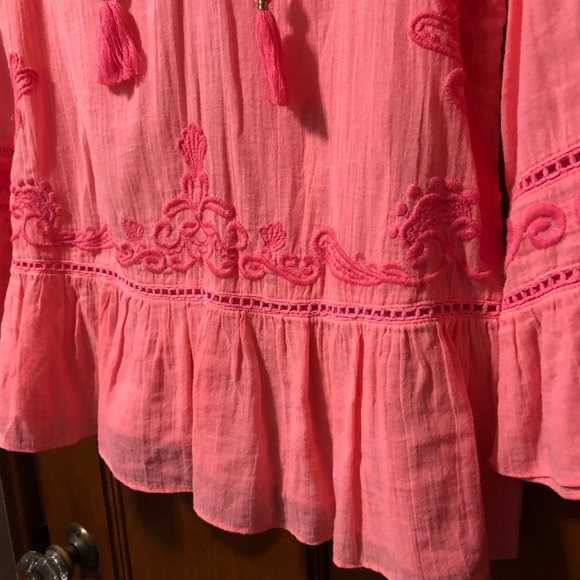 Lily Pulitzer Embroidered Cotton Top - Picture 2 of 8